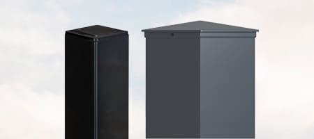 Post for gate and side gate
